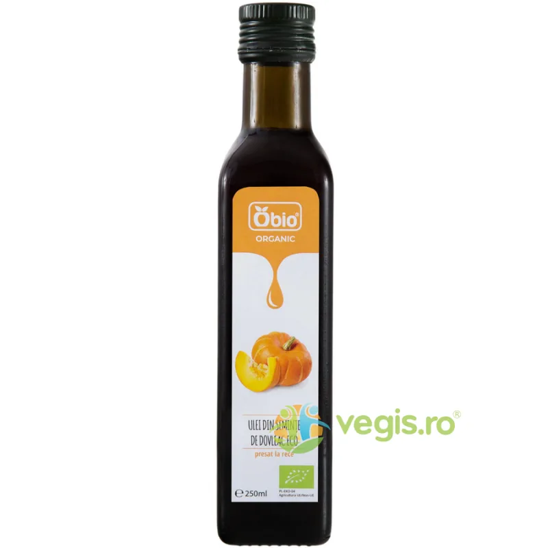 Ulei din Seminte de Dovleac Ecologic/Bio 250ml OBio — preț și oferte