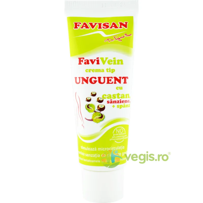 Unguent cu Castane Sanziene si Spanz Favivein 50ml Favisan — preț și oferte