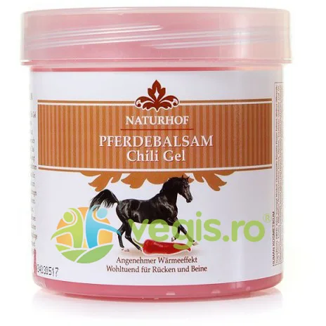 Gel Puterea Calului cu Ardei Iute 250ml Naturhof — preț și oferte