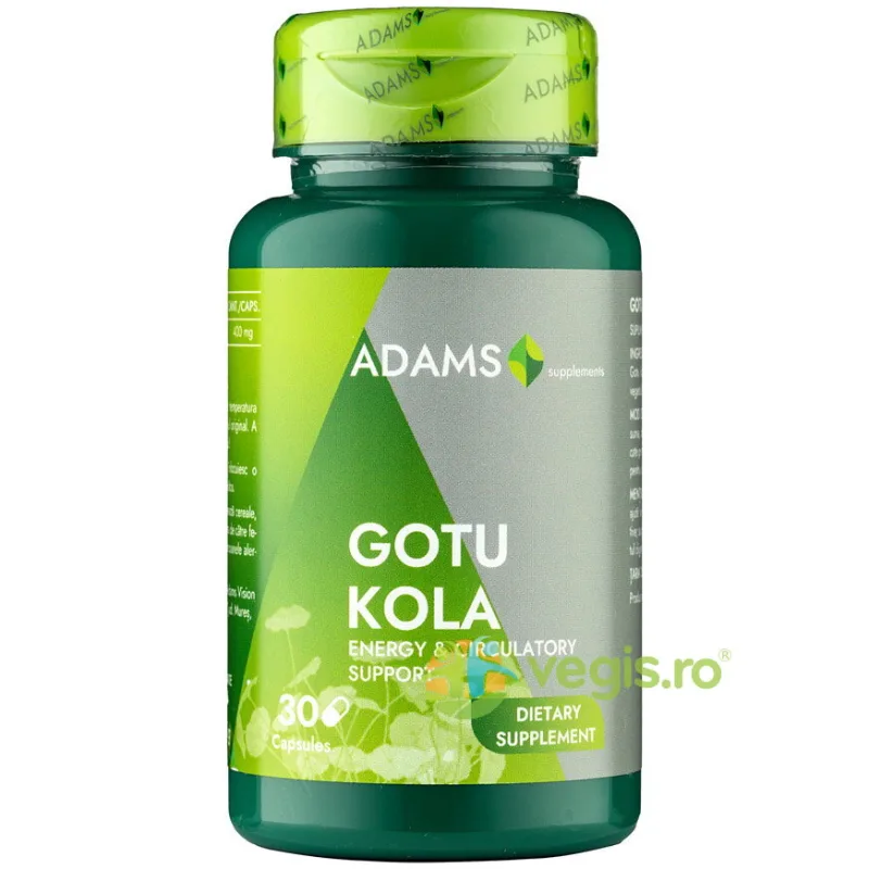 Gotu Kola 400mg 30cps ADAMS VISION — preț și oferte