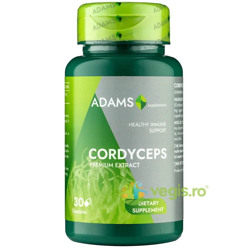 Cordyceps 300mg 30cps ADAMS VISION — preț și oferte
