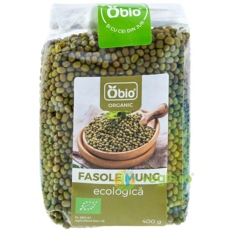 Fasole Mung Ecologica/Bio 400g OBio — preț și oferte