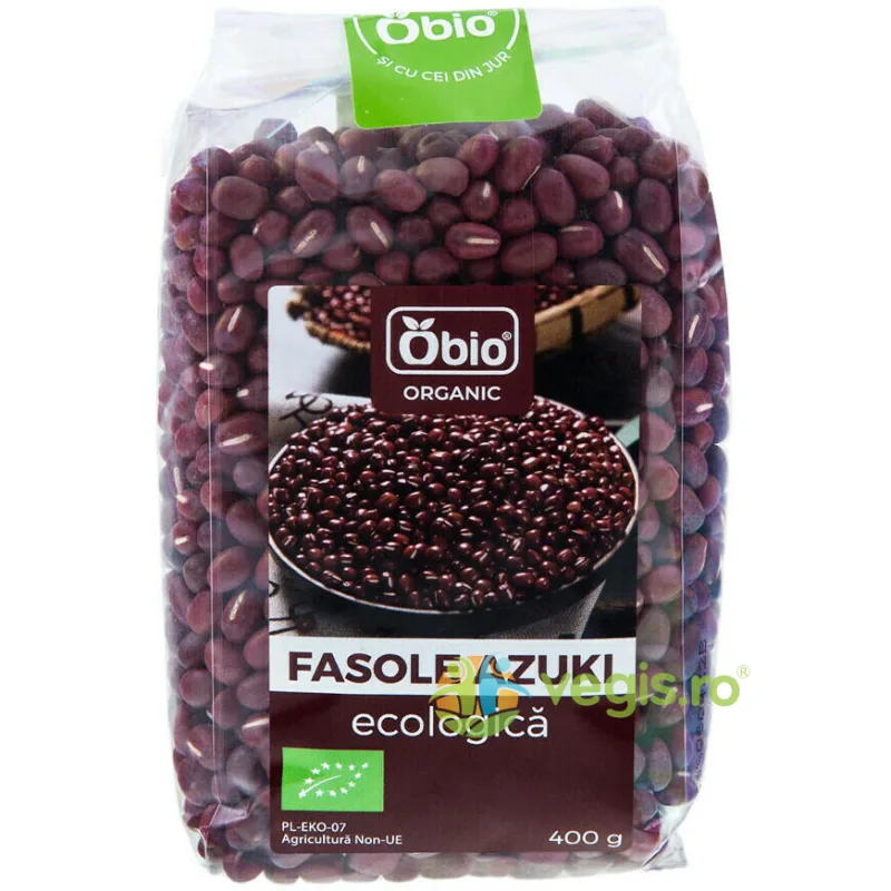 Fasole Azuki Ecologica/Bio 400g OBio — preț și oferte