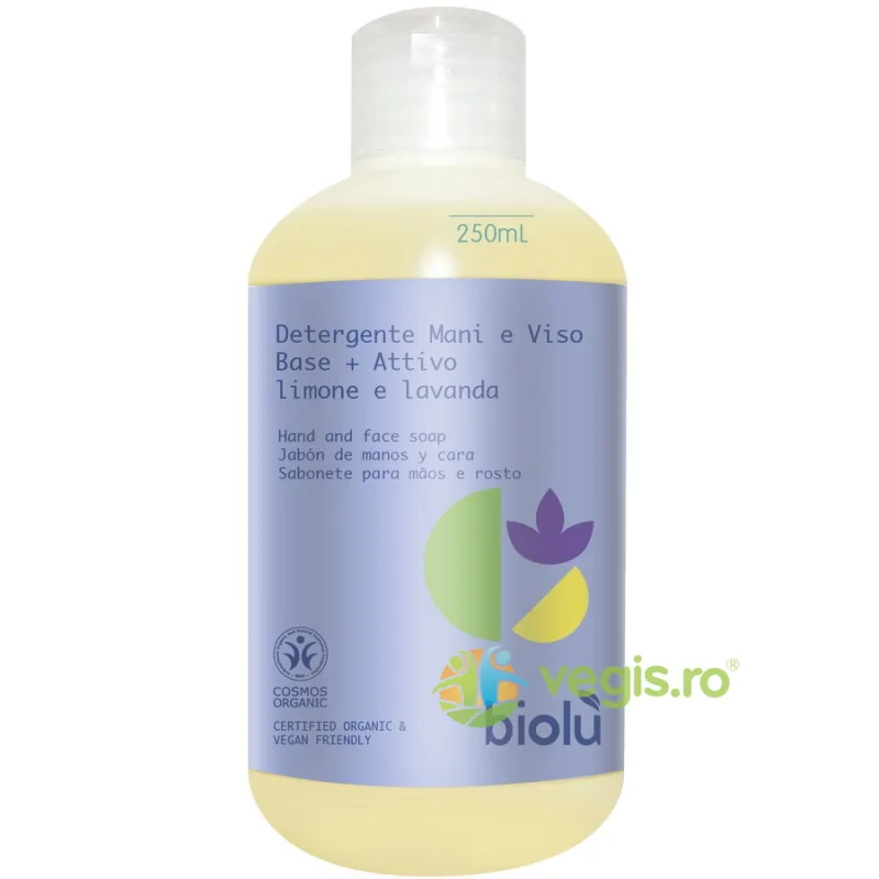 Sapun Lichid cu Lamaie si Lavanda Bio 250ml BIOLU — preț și oferte