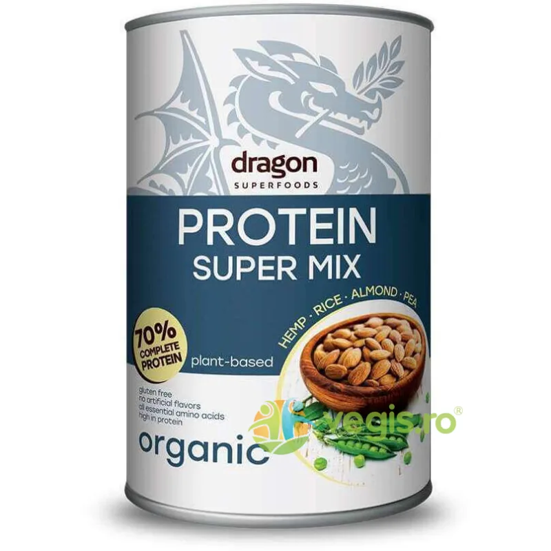 Shake Proteic Super Mix Ecologic/Bio 500g Dragon Superfoods — preț și oferte