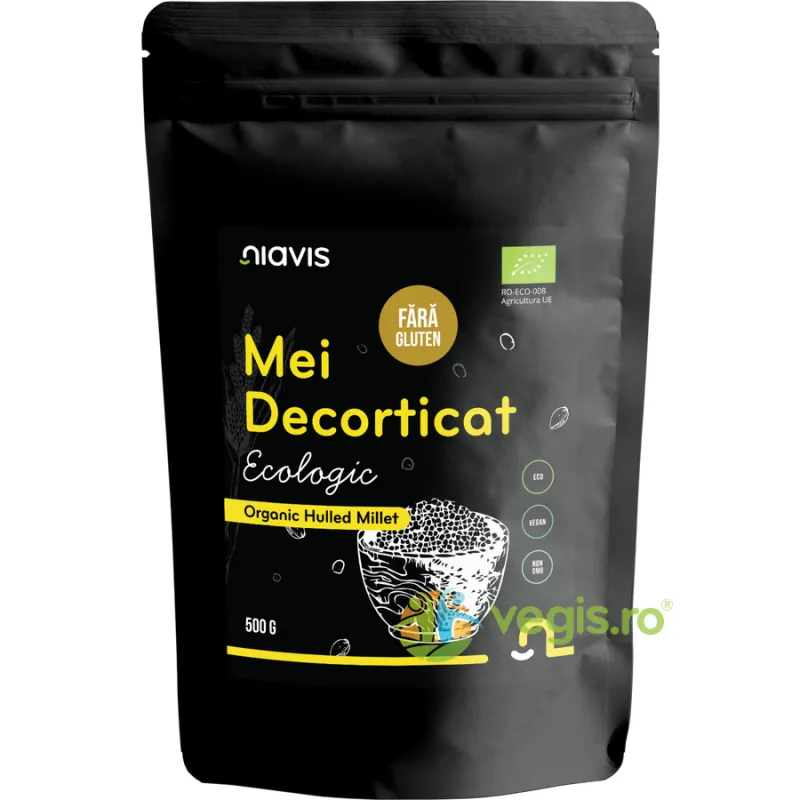 Mei Decorticat fara Gluten Ecologic/Bio 500g NIAVIS — preț și oferte