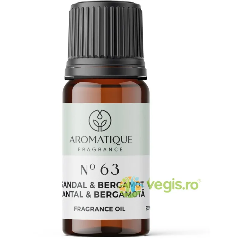Ulei Aromat de Santal si Bergamota Nr.63 10ml Aromatique — preț și oferte