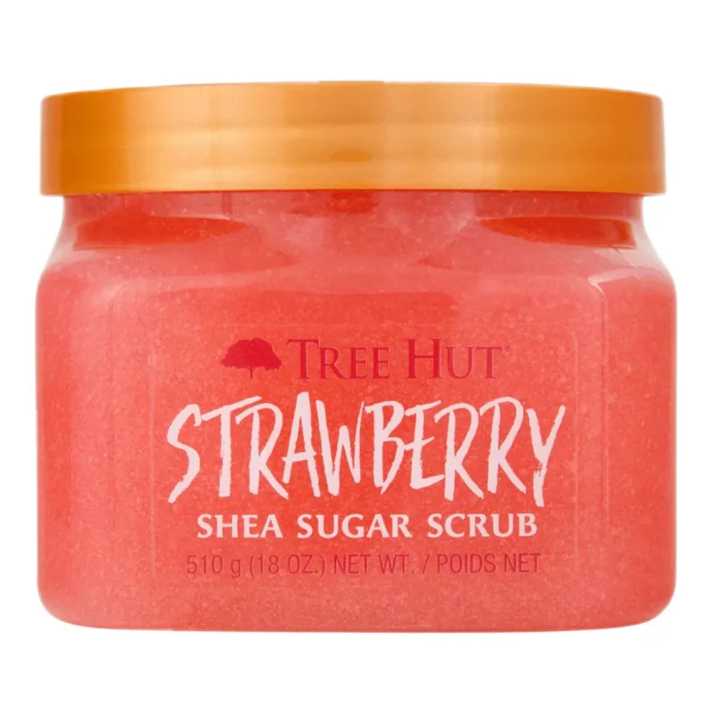 Scrub exfoliant corp cu aroma de Capsuni, 510g, Tree Hut — preț și oferte