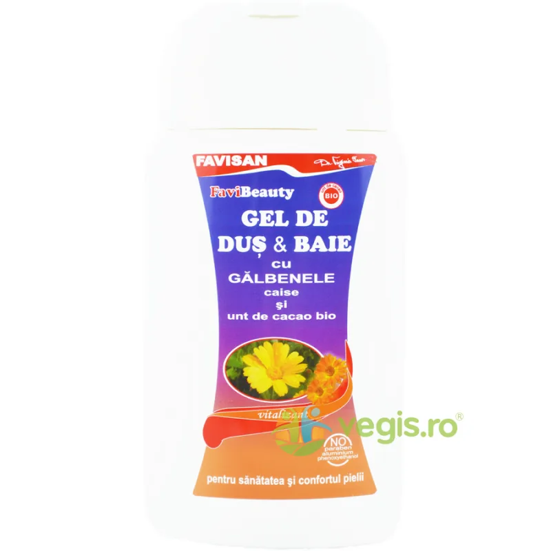 Gel de Dus si Baie cu Galbenele Favibeauty 300ml Favisan — preț și oferte