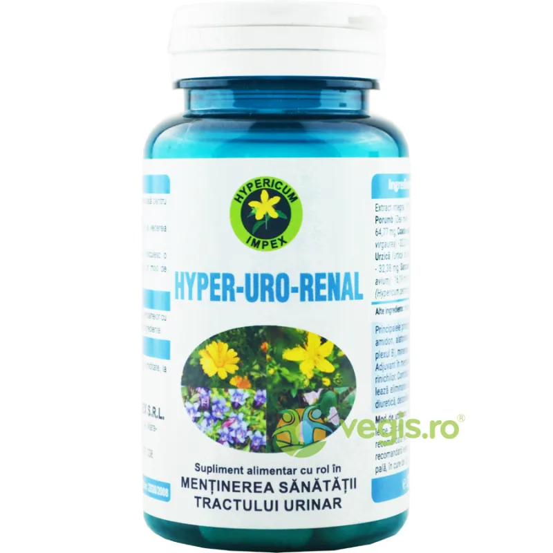 Hyper Uro Renal 60cps Hypericum — preț și oferte