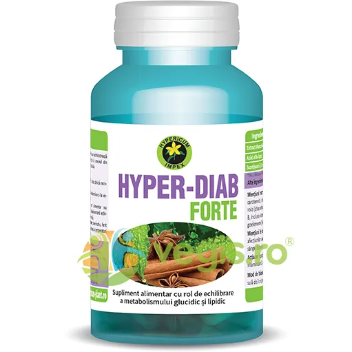 Hyper Diab Forte 60cps Hypericum — preț și oferte
