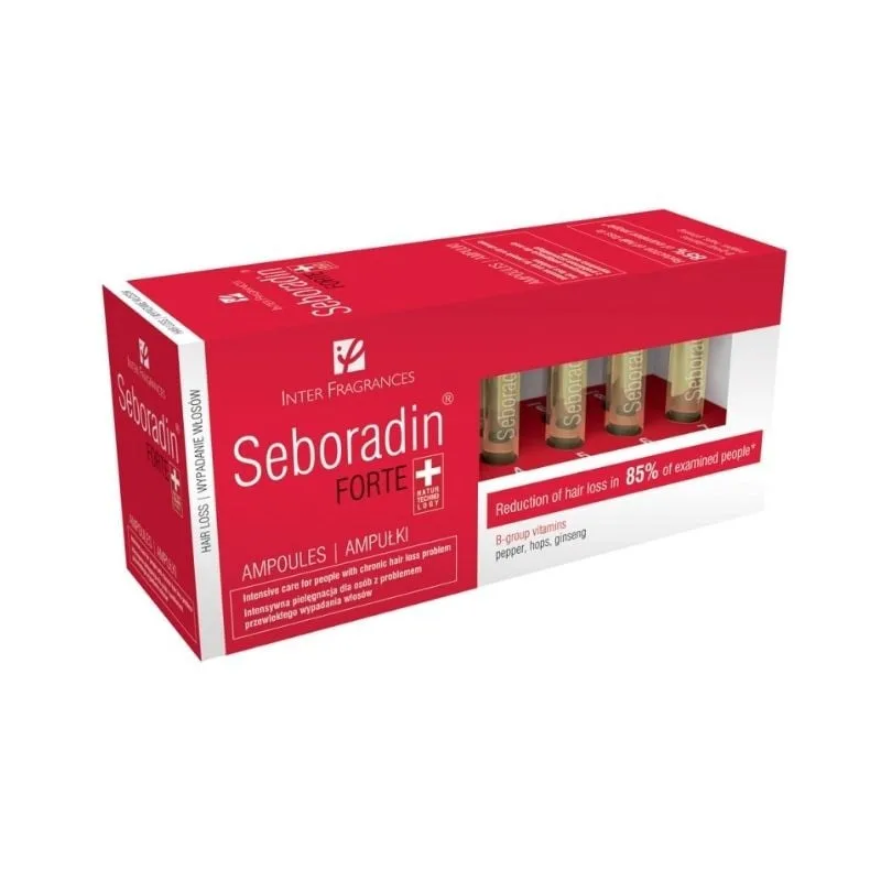 Seboradin Forte tratament impotriva caderii parului si subtiere 14 fiole, 5.5ml — preț și oferte