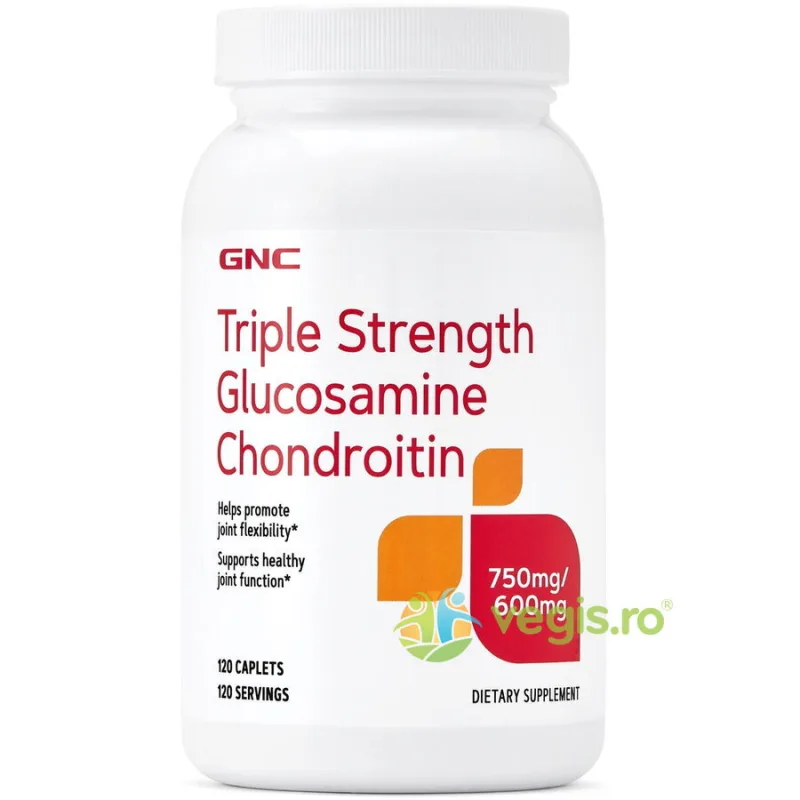 Glucozamina Condroitina 750mg/600mg Triple Stength 120tb GNC — preț și oferte