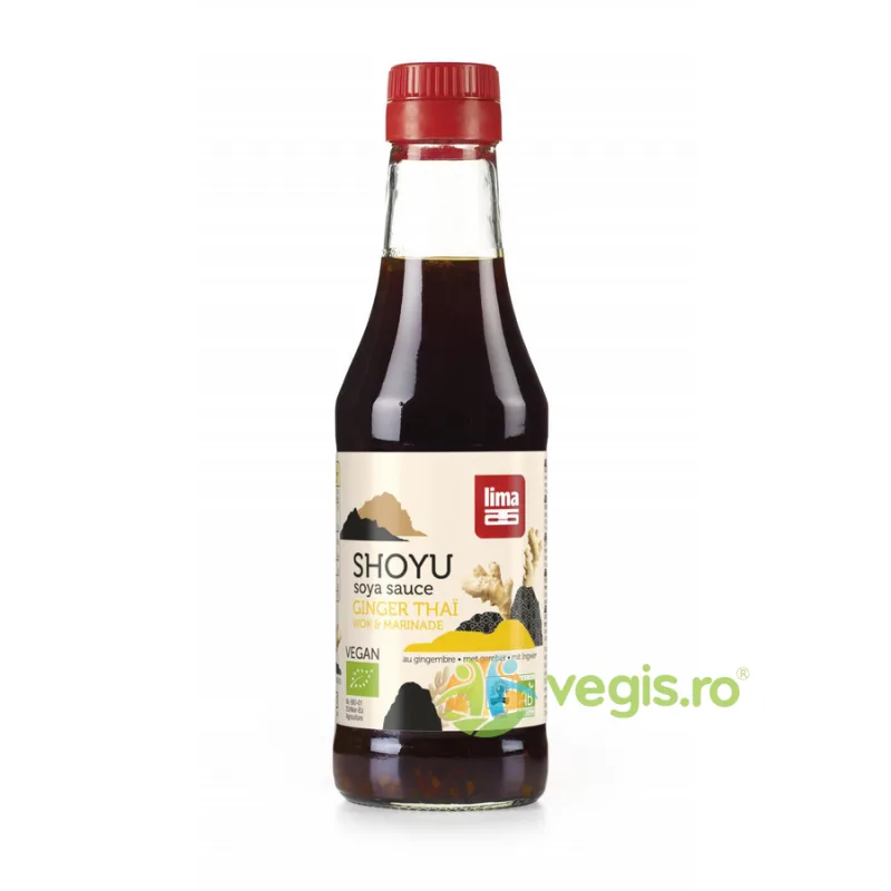 Sos de Soia Shoyu Ginger Thai Ecologic/Bio 250ml LIMA — preț și oferte