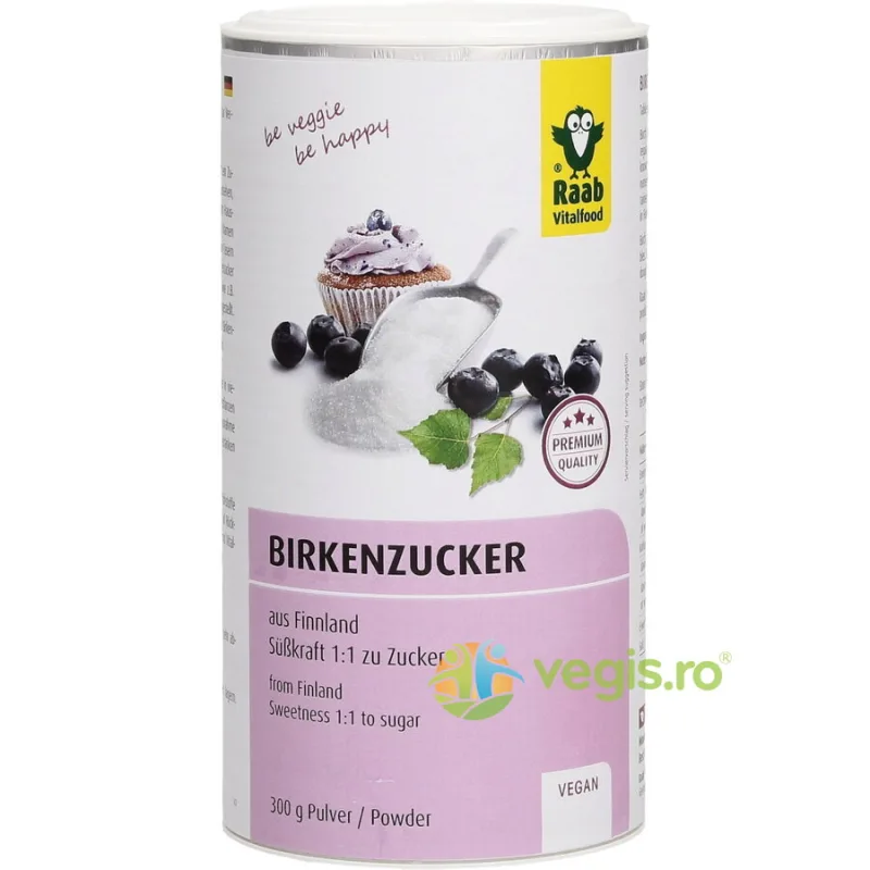 Zahar din Mesteacan Finlandez (Xylitol) 300g RAAB — preț și oferte
