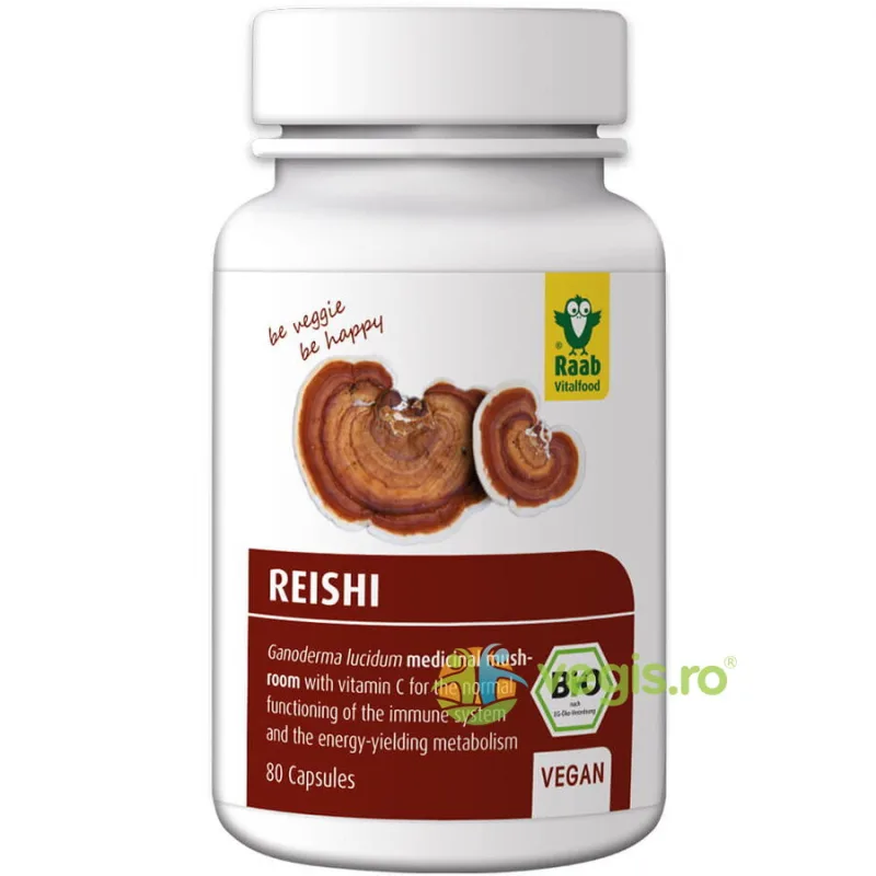 Reishi Extract Ecologic/Bio 400mg 80cps RAAB — preț și oferte