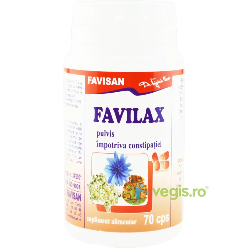 Favilax 70cps Favisan — preț și oferte