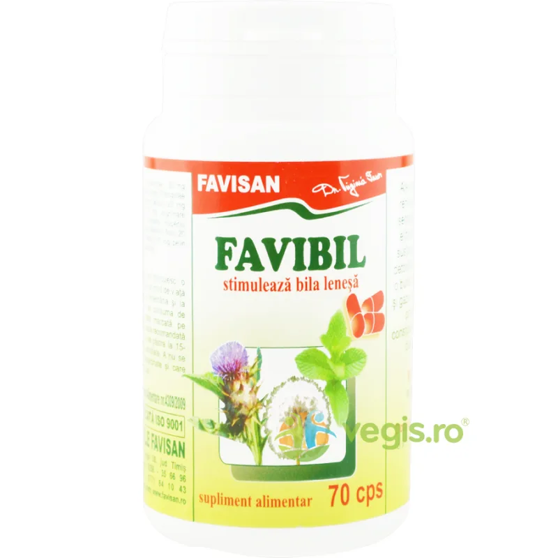 Favibil 70cps Favisan — preț și oferte