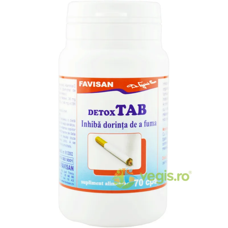 Detoxtab 70cps Favisan — preț și oferte