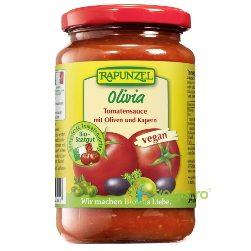 Pasta de Tomate Olivia Ecologic/Bio 340g Rapunzel — preț și oferte