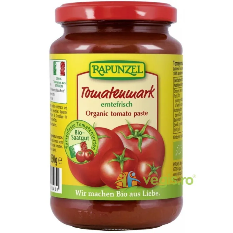 Pasta de Tomate Ecologica/Bio 360g Rapunzel — preț și oferte