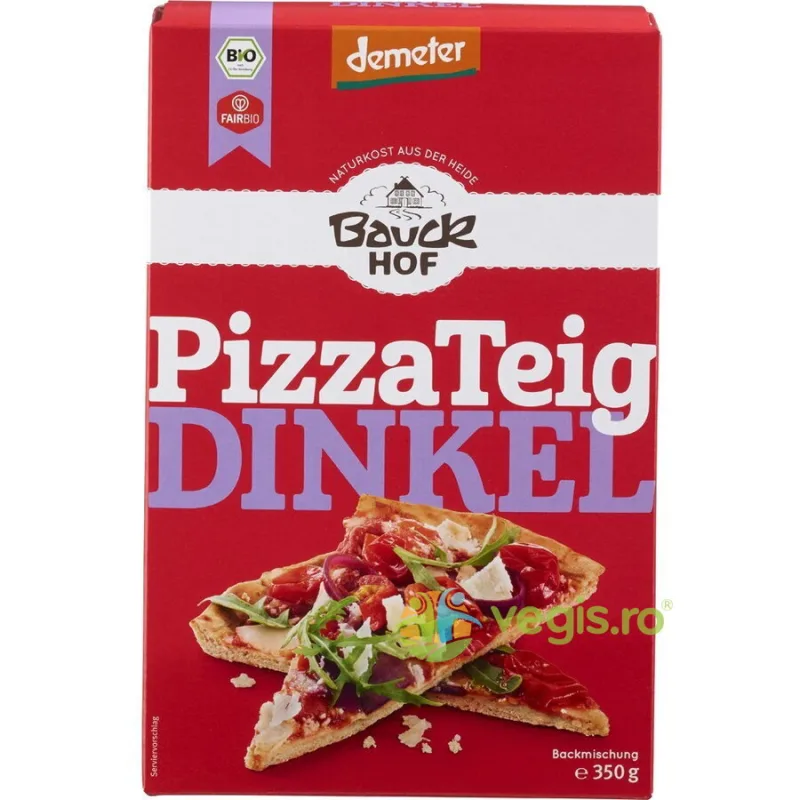 Mix de Faina din Spelta pentru Pizza Demeter Ecologic/Bio 350g BAUCKHOF — preț și oferte
