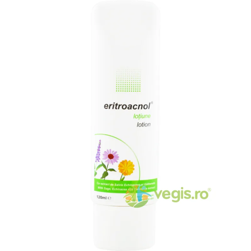 Lotiune Antiacneica cu Salvie, Echinacea si Galbenele Eritroacnol 120ml MEBRA — preț și oferte