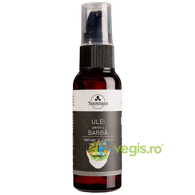 Ulei de Barba cu Vetiver si Cedru 50ml TRIO VERDE — preț și oferte