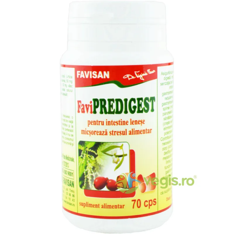 Favipredigest 70cps Favisan — preț și oferte