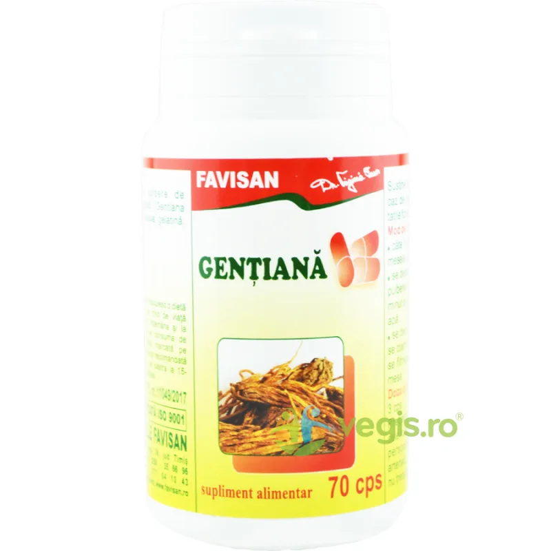 Gentiana 70cps Favisan — preț și oferte