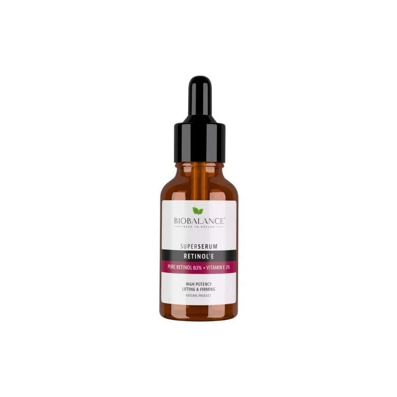 Super Serum Retinol'e Retinol pur 0,3 + Vitamina E2%, 30 ml, Bio Balance — preț și oferte