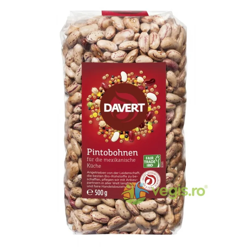 Fasole Mexicana Pinto Ecologica/Bio 500g DAVERT — preț și oferte