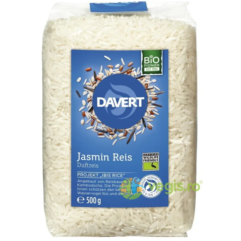 Orez Jasmin Ecologic/Bio 500g DAVERT — preț și oferte