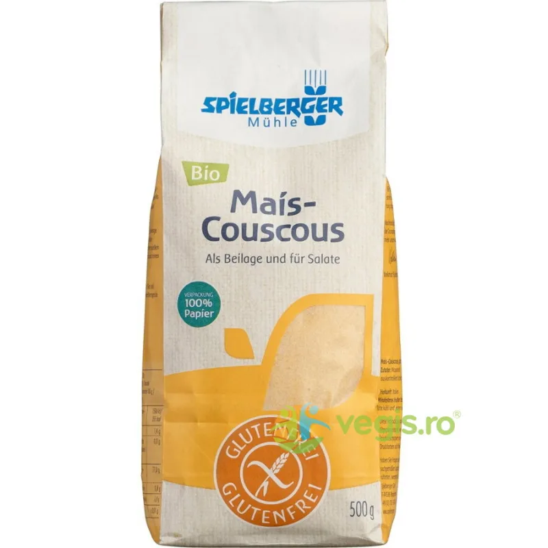 Cus cus din Porumb fara Gluten Ecologic/Bio 500g SPIELBERGER — preț și oferte