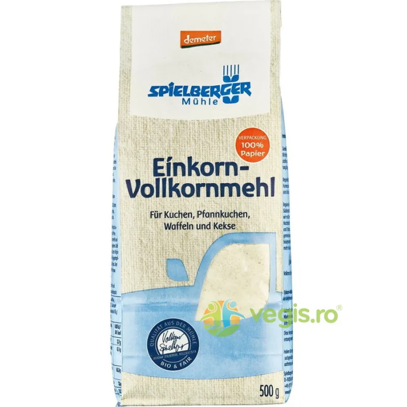 Faina Integrala de Einkorn Demeter Ecologic/Bio 500g SPIELBERGER — preț și oferte