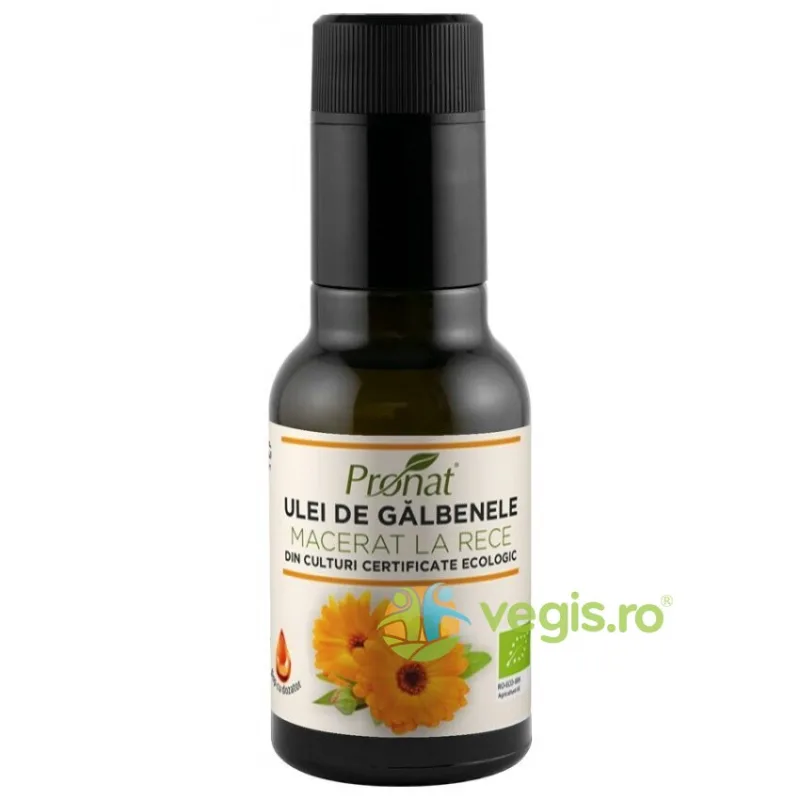 Ulei de Galbenele Macerat la Rece Ecologic/Bio 100ml PRONAT — preț și oferte