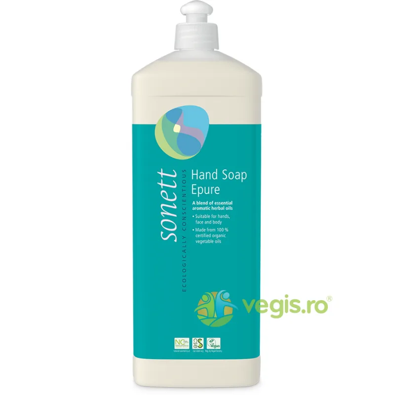 Sapun Lichid 7 Esente Pure Bio 1L SONETT — preț și oferte