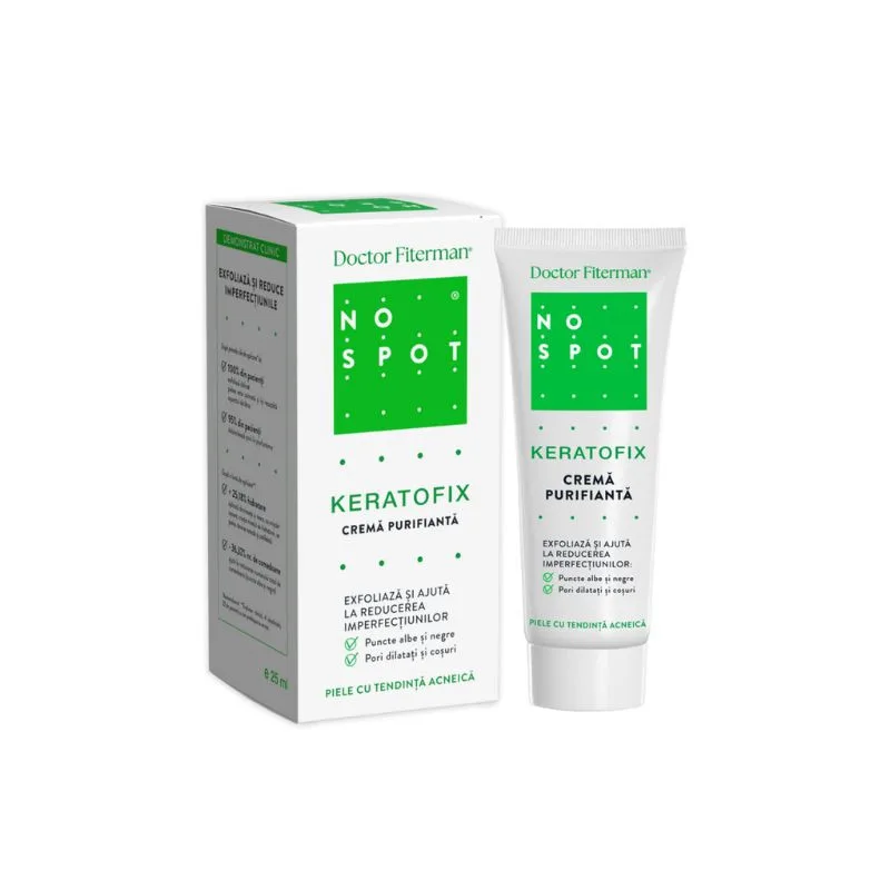 Dr. Fiterman NO SPOT KERATOFIX crema purifianta, 25 ml — preț și oferte