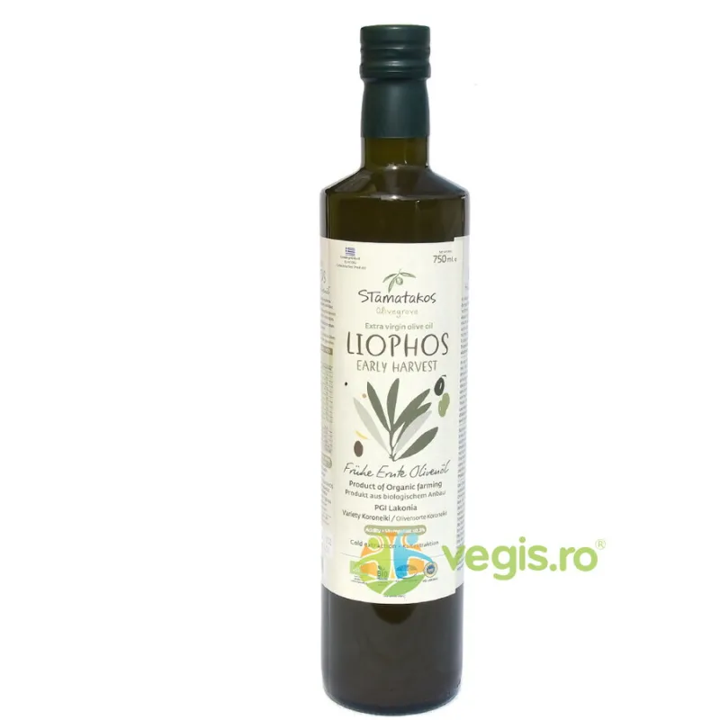 Ulei de Masline Extravirgin Liophos Early Harvest Ecologic/Bio 750ml STAMATAKOS&nbsp;OLIVEGROVE — preț și oferte