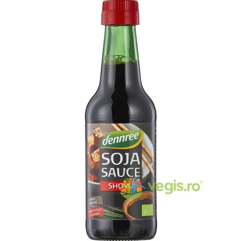 Sos de Soia Shoyu, Fin si Picant Ecologic/Bio 250ml Dennree — preț și oferte
