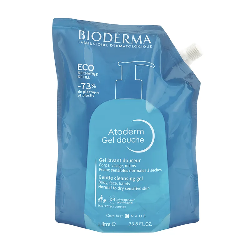 Rezerva Eco Gel de dus Atoderm, 1L, Bioderma — preț și oferte
