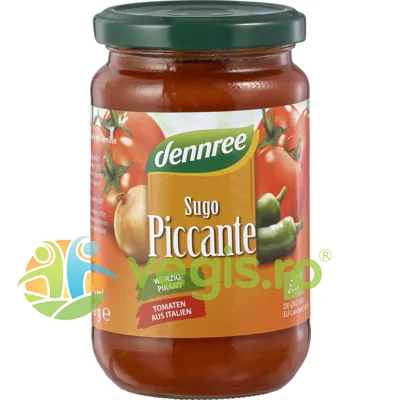 Sos de Rosii cu Legume Sugo Picante Ecologic/Bio 340g Dennree — preț și oferte