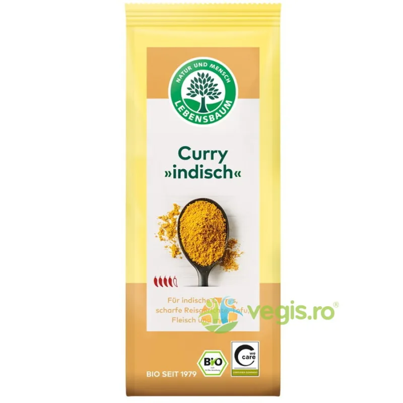 Pudra de Curry Indian Ecologic/Bio 50g LEBENSBAUM — preț și oferte