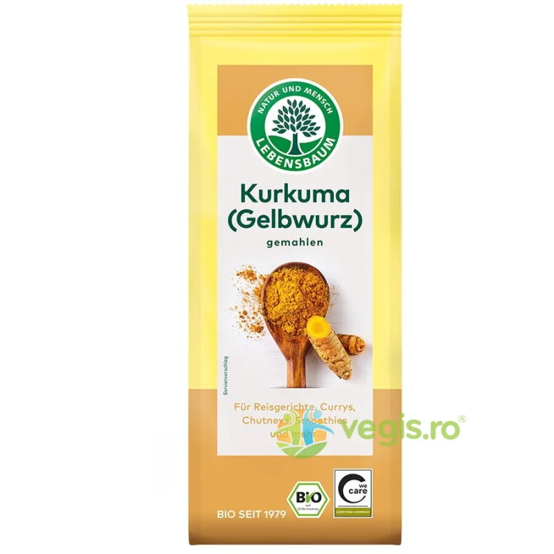 Curcuma Macinata Ecologica/Bio 50g LEBENSBAUM — preț și oferte