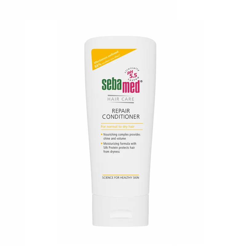 Sebamed Sensitive Skin, Balsam dermatologic nutritiv restructurant pentru par deteriorat, 200ml — preț și oferte