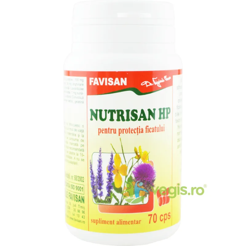 Nutrisan HP pentru Protectia Ficatului 70cps Favisan — preț și oferte