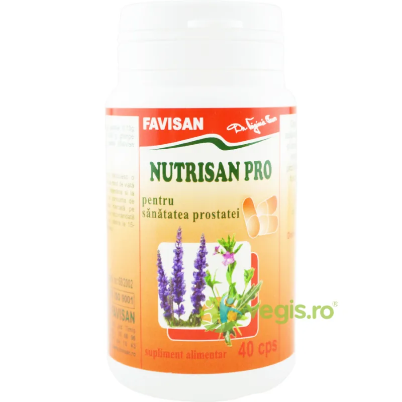 Nutrisan PRO pentru Sanatatea Prostatei 40cps Favisan — preț și oferte