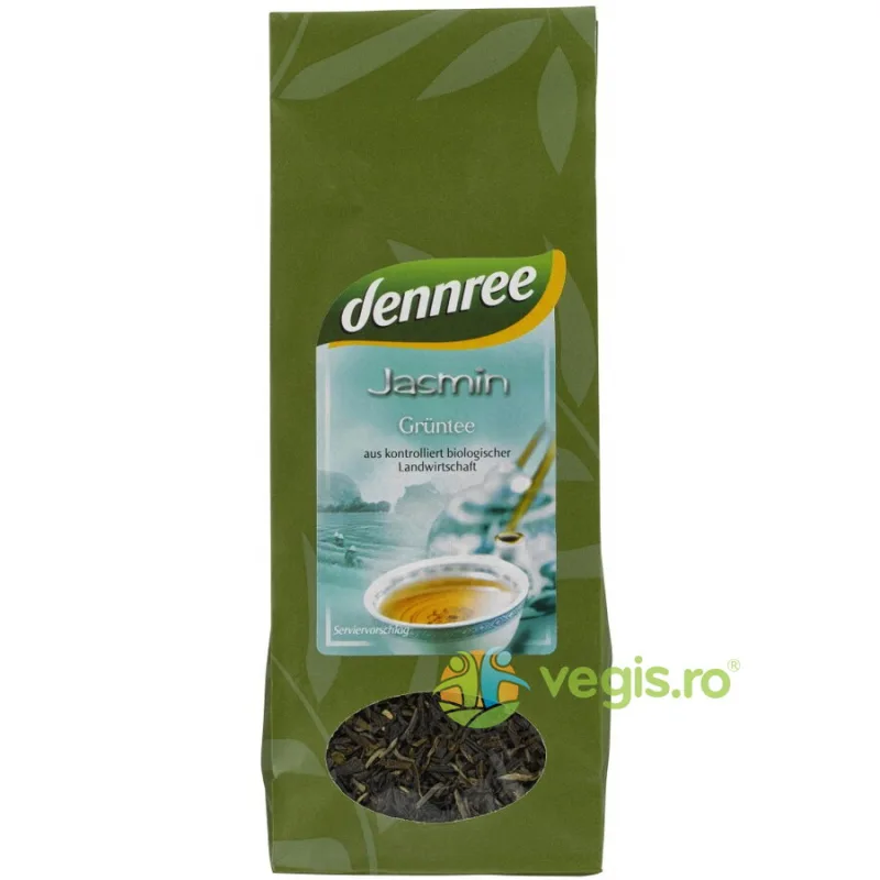 Ceai Verde Jasmin Ecologic/Bio 100g Dennree — preț și oferte