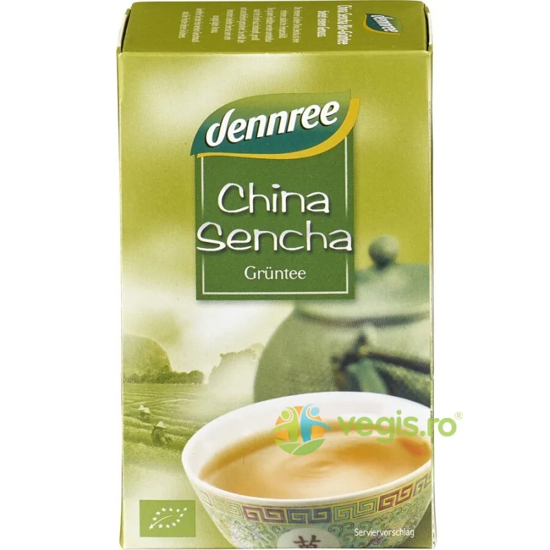 Ceai Verde Sencha Ecologic/Bio 20 plicuri Dennree — preț și oferte