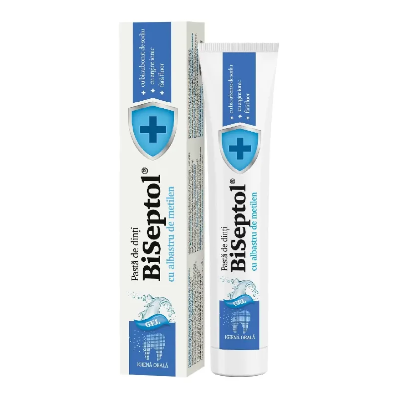 Pasta de dinti cu Argint Ionic Biseptol, 75 ml, Dacia Plant — preț și oferte